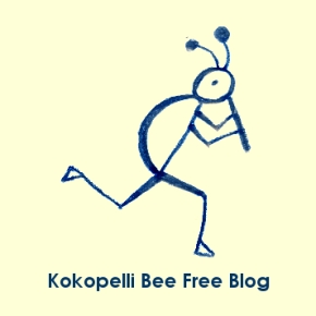 Kokopelli Bee Free Blog Logo_Schrift © Stefanie Neumann - All Rights Reserved.